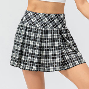 Womens Mini Pleated Skirt High Waisted Skater Golf Tennis Skorts with Pocket School Girl Uniform Plus Size XS-XXL