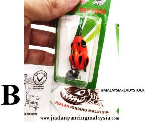 Sabaydee SB16 Soft Frog | 3.5cm / 5.5g | Umpan Tiruan Thailand Katak Getah Casting Haruan | Ready Stock Malaysia
