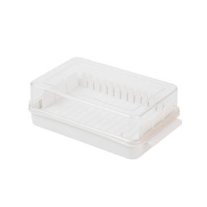 2 In 1 Butter Cutting Storage Box with Dust Cover Refrigerator Cheese Butter Fresh-keeping Container