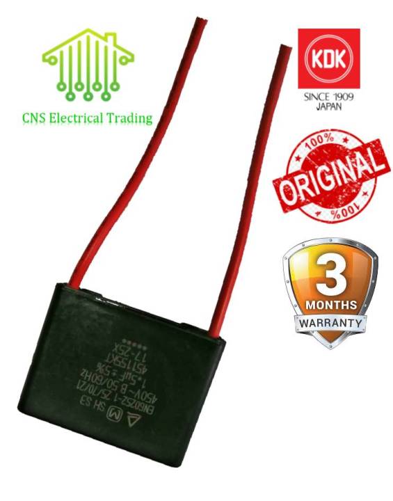 KDK Table Fan Capacitor/Condenser 1.5 µf Original Lazada