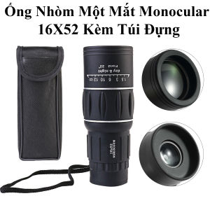 Ống Nhòm Một Mắt Siêu Nét Monocular 16X52 66M/8000M Kèm Túi Đựng