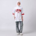 Kaos Agustusan Wanita 7/8 Merah Putih Sporty Cotton Combed 24s Tebal Kaos 17 Agustus Premium Viral. 