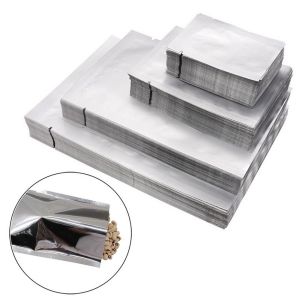 【COD+IN STOCK】100PCS Heat Seal Aluminium Foil Bags Vacuum Sealer Pouches Food Grade Storage Bag Kitchen Supplies