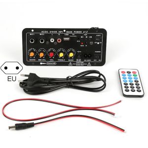 แอมป์จิ๋วแรงๆ 12v แอมจิ๋ว 24v เพาว์เวอร์แอม์ 400w แอมจิ๋วบลูทูธ 8-12นิ้ว แอมป์จิ๋ว EU/us plug แอมป์จิ๋วบลูทูธ ให้ออกไป สายไฟลําโพง
