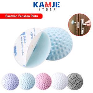 KAMJE Bantalan Karet Ganjelan Pengganjal Penahan Gagang Pintu Silikon Anti Lecet