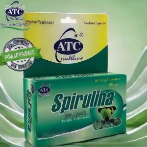 ATC Spirulina 500mg x 30s FDA Approved Healthcare Supplement Protein Rich Cleansing Detoxification