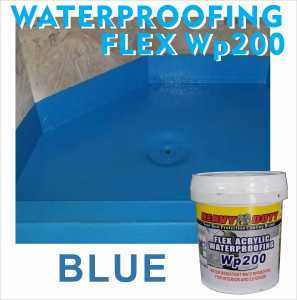 BLUE 💦 (5L ) Waterproof Heavy Duty ( wp200 ) Leak Seal Repair Paint Cracks Repair Leak Sealer leakage hd / 5KG