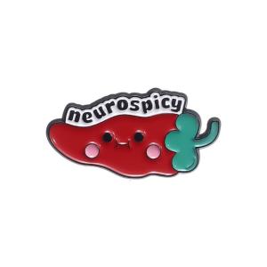 Vibrant Rainbow Chili Lapel Pin Functional Accessory Designed for Fashion Enthusiasts and Individuality Lovers