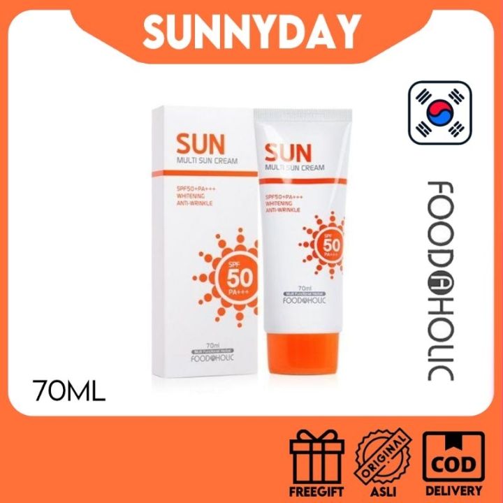 [FOODAHOLIC] Multi Sun Cream SPF50+ /PA+++ 70ml | Lazada Indonesia