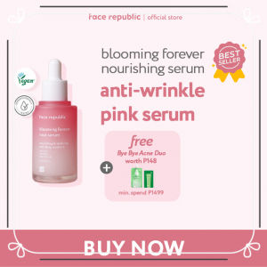 Face Republic Blooming Forever Rosé Serum 45mL [Aging Wrinkled Skin / Rose Water Bakuchiol] Vegan