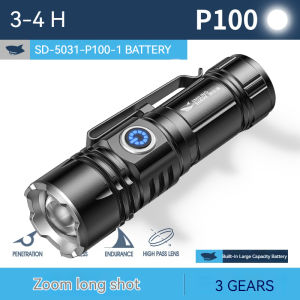 SmilingShark-SD5031-Torchlight-Powerful-Led-M77-Flashlights-8400-Lumens-Super-Bright-USB-Rechargeable-Zoomable-3-Modes-Adjustable-Long-Battery-Life-Outdoor-Light
