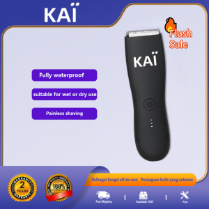 KAI Mens and Womens Hair Removal Device - Body Hair Trimmer for Sensitive Areas and Legs Suitable for Wet and Dry Use