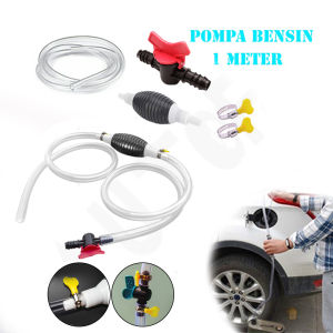 ZCAUTO Pompa oli mobil manual Tangki bahan bakar untuk mobil Selang distributor universal Selang hisap Bensin Diesel Bensin Peralatan transfer oli