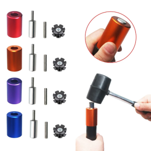 MTB xe đạp ngã ba Cài đặt tai nghe trình điều khiển xe đạp ngã ba đai ốc hình sao cài đặt đai ốc hình sao cài đặt công cụ setters Bộ dụng cụ