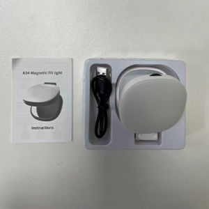 Portable Folding Pocket Light Mobile Phone Magnetic Selfie Fill Light with Zoom Makeup Photography LED Fill Light