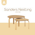 Arturo - Sanders Nesting Coffee Table (set of 2). 