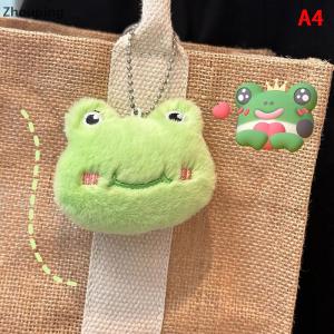 【ZP】 Cute Jewerry Phim hoạt hình nhồi bông sang trọng Keyring mềm dễ thương loạt động vật thỏ ếch búp bê Keychain Ba lô mặt dây chuyền đồ trang trí cô gái món quà