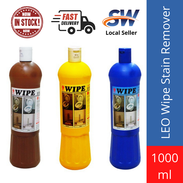 LEO Wipe Stain Remover 1000ml (Regular/ Floral/ Lemon) Lazada