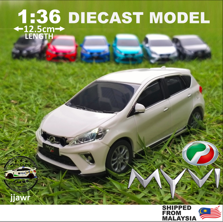 1:36 Perodua Myvi Car Miniature Model Diecast Toy Car Lazada