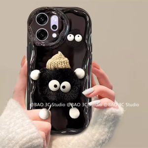 ใหม่ เคส Phone Case OPPO Reno14 Pro Reno14 F Reno 14 F Pro 5G แฟชั่นสุดฮอต3D กำมะหยี่ขนน่ารักมีก้อนตัวการ์ตูนป้องกันการตกกันกระแทกสายคล้องแบบมีเคส2025