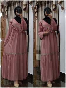 terbaru dress model SD (serong dada) untuk dewasa dan anak usia 11/12 tahun