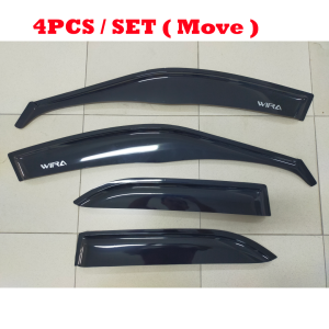 1set 4door Proton Wira MUGEN Door Visor Air Press Window Cover Rain Guard Protector Accessories Kening Sisi Pintu Kereta