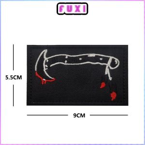 Velcro Label Clothes Patch Front Facing Enemy Badge IR Reflective Luminous