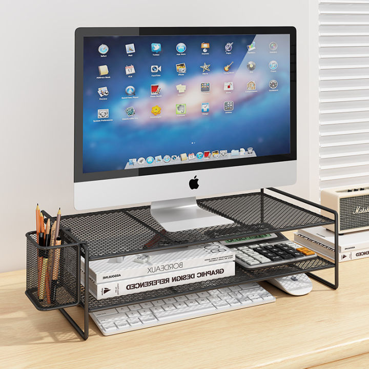 Laptop home desktop, platform stand, suspended office desk, dormitory ...