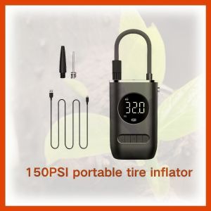 Fast Inflation Tire Inflator – 12V Portable Wireless Digital Air Pump with LED Display for Car & Motorcycle