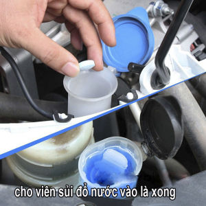 20 Viên Sủi Rửa Kính Xe Ô tô Làm Sạch Vết Bẩn Trên Kính - 1Viên = 4 Lít