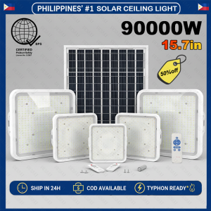 SunRay Solar Ceiling Light 99x bright Solar Light Outdoor Waterproof 3 Way Colors Indoor With Panel