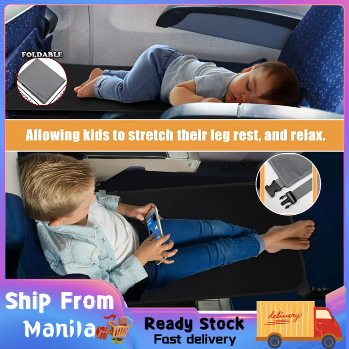 HL Kids Travel Airplane Bed Portable Toddler Airplane Footrest Hammock ...