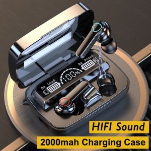 🎧COD + ต้นฉบับ + คลังสินค้าพร้อม🎧M19หูฟังจอแสดงผลดิจิตอลหูฟังออกกำลังหูฟังสเตอริโอสำหรับเล่นเกม Hi-Fi ไร้สายหูฟังบลูทูธ TWS