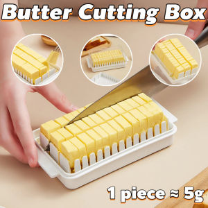 Butter Cheese Cutting Box with Lid Bread Butter Storage Box Large Size Butter Fresh-Keeping Box