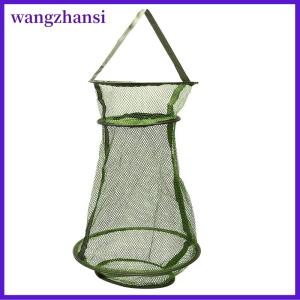 wangzhansi Fishing Net Fishing Creel Tackle Nylon Landing Net Cast Fishing Network Cage