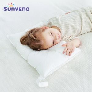 Sunveno Soft Toddler Pillow with Washable Pillowcase 100% Evolon Anti-Dust Mite Pillow Soft Baby Sleeping Pillows Breathable Newborn Head Protector for 1-6 years
