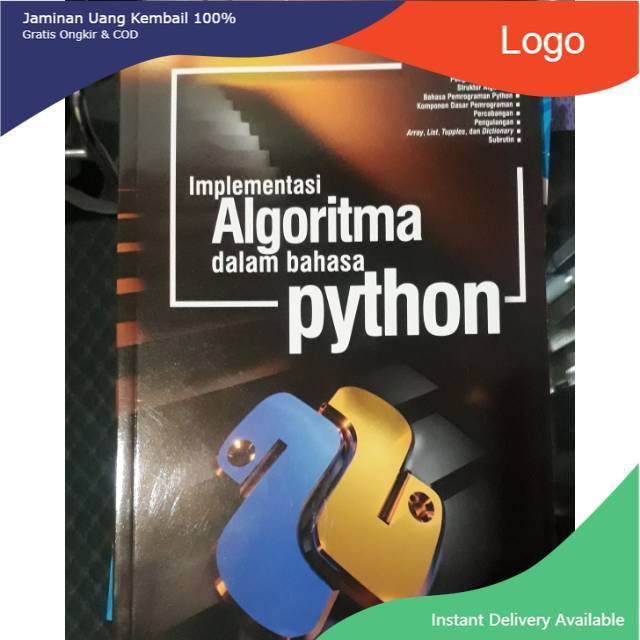 Buku IMPLEMENTASI ALGORITMA DALAM BAHASA PYTHON | Lazada Indonesia
