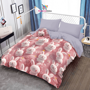 Bedcover Only Motif 5D Jumbo Two Tones Aesthetic 220x230