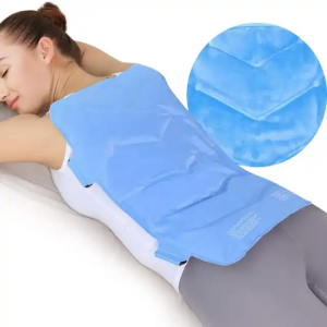 Full Back Ice Pack Wrap Large Gel Pack for Injuries Reusable Hot Cold Compress for Upper and Lower Back Long-Lasting Flexible Ice Pack for Muscle