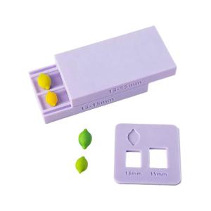 3D Lemon Clay Rolling Mold Crafting Tool Plastic Texture Suitable for Double Size 13mm 15mm Beads Making