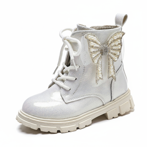Sepatu High Boot Anak Perempuan Docmart Kulit PU Leather Cewek Dance Karnaval Import Fashion SS230