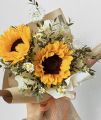KRAFT CRAFT BROWN Flower Wrapping Paper Bouquet Gift Florist Wrap Wrapper Kertas Pembalut Bunga Hadiah Borong. 