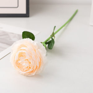 Hoa giả - Hoa hồng lá thẳng nhiều màu sắc - Trang trí nhà cửa Phụ kiện chụp ảnh Decor phòng