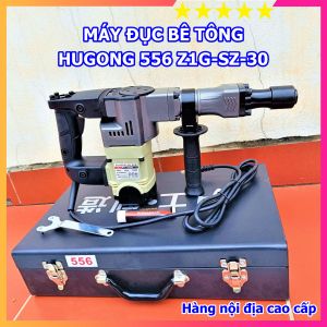 Máy đục bê tông HUGONG 556 ( Z1G-SZ-30 ) 1100W  chuyên phá dỡ bê tông tường gạch