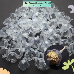Sunflower 50pcs Chocolate Ball Holder Case Flower Candy Ball Bouquet DIY Fixed Base