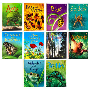 【Ready Stock Authentic】Usborne Beginners Series Collection 10 Books Box Set：Our world/animals/nature/science/history