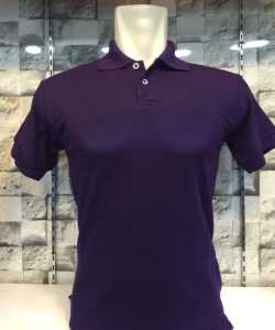 Kaos Kerah Polos lengan Pendek Ungu Tua Polos - Kaos Kerah Polos Premium - Kaos Kerah Pendek FO POLOS warna Ungu Tua