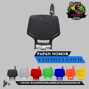 PAPAN NOMER YZ 85 YZ85 OLD LAMA PAPAN PLAT NOMOR START STAR YAMAHA MOTOR CROSS TRAIL DIRTBIKE PNP