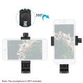 NEEWER Phone Holder Tripod Mount Clip with 1/4" Screw for 16 15 14 Pro Max Plus Samsung Galaxy S24 S23 Ultra, CL-06. 