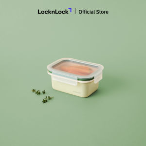 Hộp Đựng Thực Phẩm Phủ Sứ LocknLock LST750 LST751 Chất Liệu Inox304 Dùng Được Lò Vi Sóng Hàng Chính Hãng - JoyMall